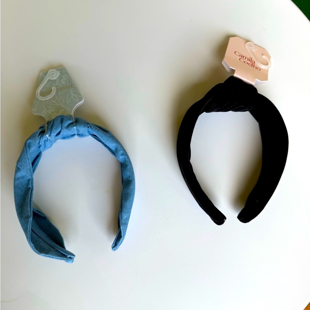 Denim Blue Knotted Headband! - Picture 7 of 7